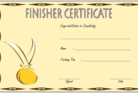Fresh Finisher Certificate Template 7 Completion Ideas Inside Finisher intended for Finisher Certificate Template 7 Completion Ideas