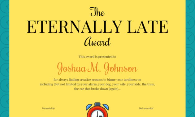 Funny Certificate Template Intended For Funny Certificates For in Best Employee Certificate Template