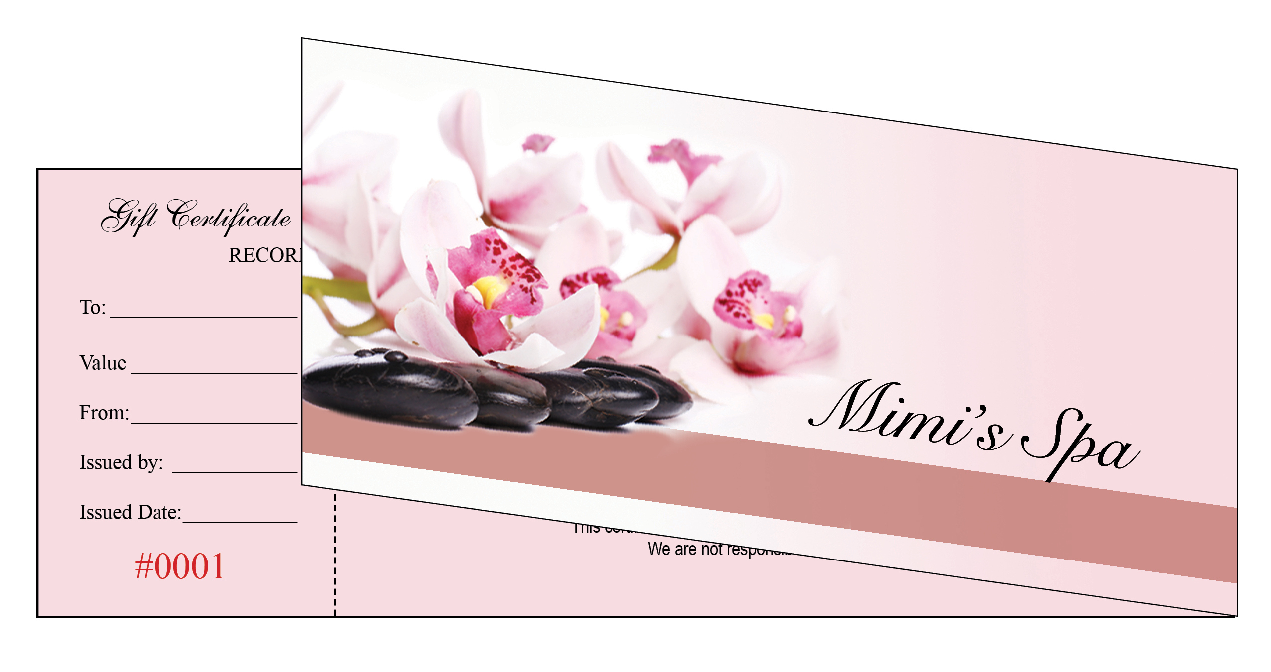 Gift Certificates Printing For Nail Salon regarding Top Nail Salon Gift Certificate