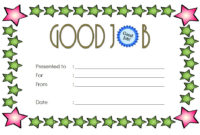Good Job Certificate Template [9+ Great Designs] in Awesome Job Promotion Certificate Template