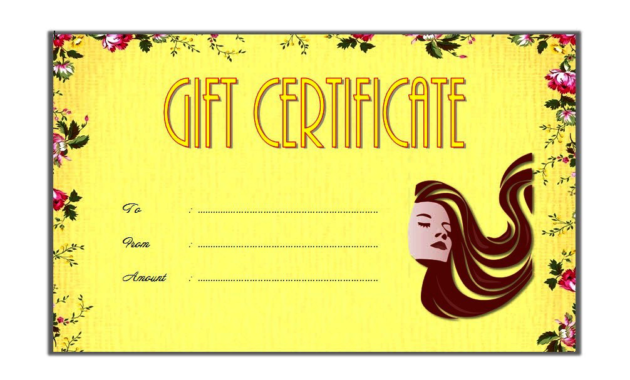 Hair Salon Gift Certificate Template Free Printable 1; Salon Gift throughout Top Nail Salon Gift Certificate