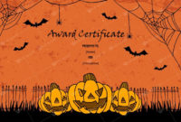 Halloween Award Certificates – 5+ Printables For Microsoft Word With within Halloween Gift Certificate Template