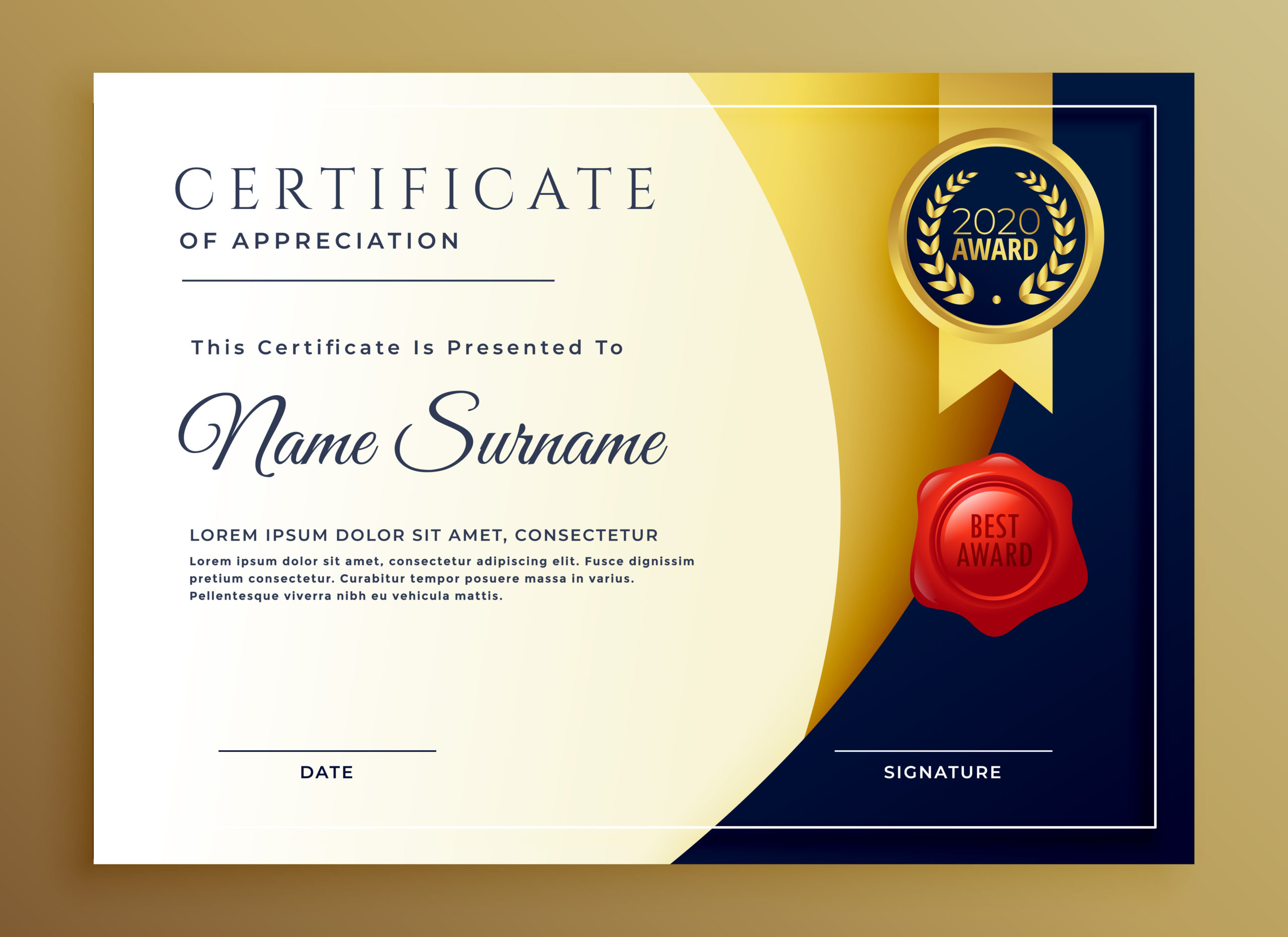 I Will Design Professional Award Certificate, Certificate Appreciation pertaining to Drawing Competition Certificate Templates