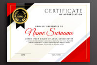 I Will Design Professional Award Certificate, Certificate Appreciation within Art Award Certificate Template