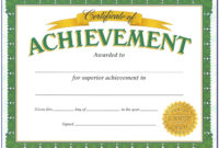 Jrotc Army Certificate Of Achievement Award Template intended for Science Achievement Award Certificate Templates