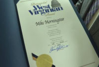 Local Musician Honored With Award From The Governor regarding Volunteer Of The Year Certificate 10 Best Awards