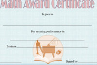 Math Award Certificate Template – Free 10+ Best Ideas inside Best Math Award Certificate Template