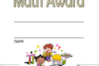 Math Award Certificate Template - Free 10+ Best Ideas inside Math Achievement Certificate Printable