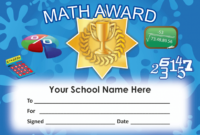 Math Certificate Set 4 | School Stickers For Teachers within Math Award Certificate Template