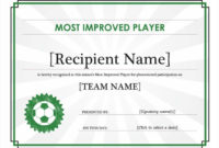 Most Improved Award | Most Improved Award Template for 10 Scholarship Award Certificate Editable Templates