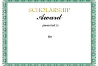 Most Improved Player Certificate (Editable Title) – Download throughout 10 Scholarship Award Certificate Editable Templates