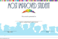 Most Improved Student Certificate: 10+ Template Designs Free in Most Improved Student Certificate