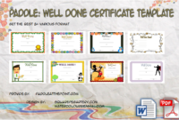 Netball Achievement Certificate Template – 7+ Latest Designs with Well Done Certificate Template