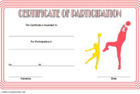 Netball Participation Certificate Templates [7+ Customizable Format] pertaining to Netball Certificate