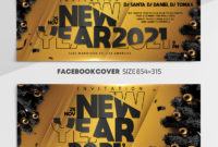 New Year - Free Facebook Cover Template In Psd + Post + Event Cover throughout Restaurant Gift Certificate Template 2018 Best Designs