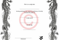 No: 1 Tailor Made For Your Group/Organisation. Sizes: A4 Or A3 Http inside Karate Certificate Template