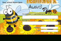 Personalised School Reward Certificates - Primary Print People with Professional Teamwork Certificate Templates