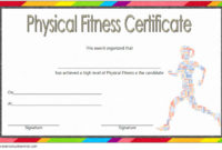 Physical Fitness Certificate Template Editable [7+ Latest Designs] for Fresh Certificate Of Job Promotion Template 7 Ideas