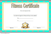 Physical Fitness Certificate Template Editable [7+ Latest Designs] pertaining to Fresh Certificate Of Job Promotion Template 7 Ideas