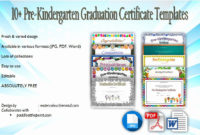Pin On Certificate Customizable Design Templates with regard to Simple 10  Editable Pre K Graduation Certificates Word Pdf