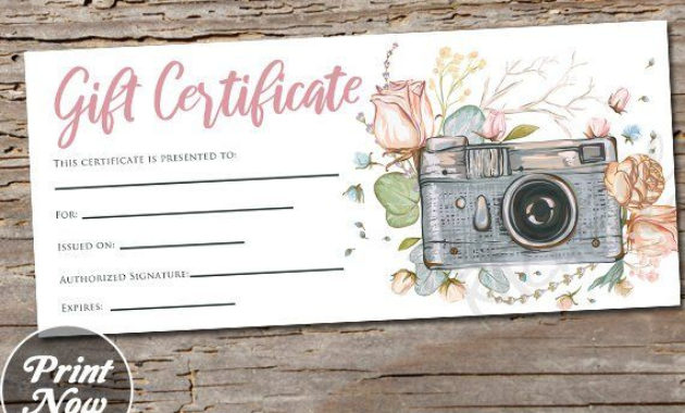 Pin On Gift Certificate Downloads inside Awesome Photography Session Gift Certificate