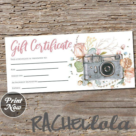 Pin On Gift Certificate Downloads inside Awesome Photography Session Gift Certificate