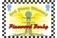 Pinewood Derby 3Rd Place Certificate Template Download Printable Pdf within Congratulations Certificate Template 10 Awards