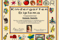 Pinjulie T On Kindergarten Graduation | Graduation Certificate regarding Amazing Daycare Diploma Certificate Templates