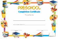 Preschool Graduation Certificate Free Printable – Kindergarten Diploma in Stunning Printable Kindergarten Diploma Certificate