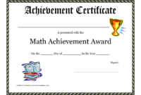 Printable Achievement Certificates Kids | Hard Worker Achievement in Professional Academic Achievement Certificate Templates