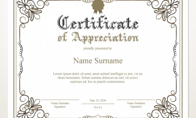 Printable Certificate Of Appreciation Editable Certificate | Etsy with regard to Downloadable Certificate Of Recognition Templates