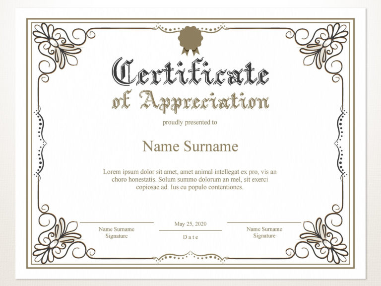 Printable Certificate Of Appreciation Editable Certificate | Etsy with ...