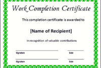 Printable Completion Certificate Template - Sample Templates - Sample for Top Training Completion Certificate Template 10 Ideas