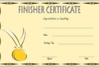 Printable Finisher Certificate Templates In 2021 | Certificate inside Finisher Certificate Template 7 Completion Ideas