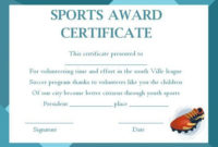Printable Sports Day Certificate Templates In 2021 | Sports Awards for Top Athletic Award Certificate Template
