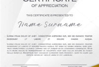 Qualification Certificate Appreciation Design Elegant Luxury Modern for New Winner Certificate Template  12 Designs
