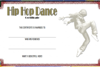 Remarkable Hip Hop Dance Certificate Template Free In 2020 | Hip Hop regarding Hip Hop Certificate Template 6 Explosive Ideas