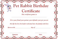 Right Place To Find Free Samples And Templates For Rabbit Throughout intended for Free Rabbit Adoption Certificate Template 6 Ideas