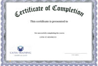 Sample-Course-Completion-Blank-Excellence-Certificate-Of-Completion regarding New Completion Certificate Editable
