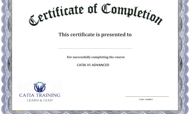 Sample-Course-Completion-Blank-Excellence-Certificate-Of-Completion regarding New Completion Certificate Editable