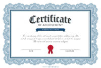 Sample Lifetime Achievement Award Certificate Template Word - Withcatalonia with regard to Honor Award Certificate Template