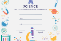 Science Award Certificate Template | Trophycentral with Science Award Certificate Templates