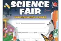 Science Certificates - Rocket - Certificates - Science Fair - School in Science Fair Certificate Templates
