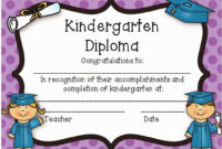 Sharing Ideas For Organization And Enrichment In … | Kindergarten throughout Certificate For Pre K Graduation Template
