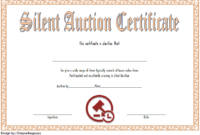 Silent Auction Certificate Template Free Printable 3 In 2020 throughout Free Silent Auction Certificate Template 10 Designs 2019