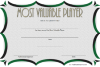 Soccer Mvp Certificate Template – 7+ Player Awards Free in Professional Chess Tournament Certificate Template  8 Ideas