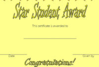 Star Student Certificate Template | Paddle Certificate with regard to Star Student Certificate Template