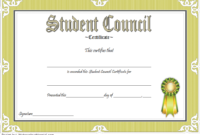 Student Council Award Certificate Template Free 2 | Student regarding Professional Student Leadership Certificate Template