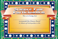 Super Science Fair Projects | Science Fair, Science Fair Award intended for Science Award Certificate Templates