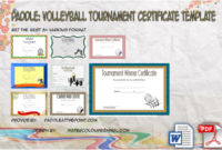 Superlative Certificate Templates Free (10 Respected Awards) for Amazing Volleyball Tournament Certificate 8 Epic Template Ideas